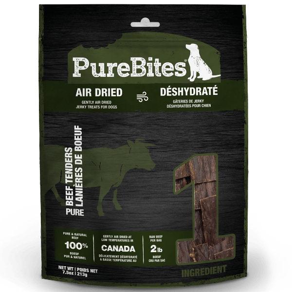 PureBites Premium Air - Dried Beef Jerky Dog Treats