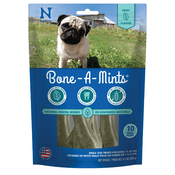 N-Bone Fresh Breath Bone-A-Mints Dog Treats for All Stages