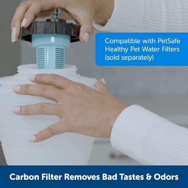 PetSafe Premium Healthy Pet Gravity Water Station for Continuous Fresh Water Supply