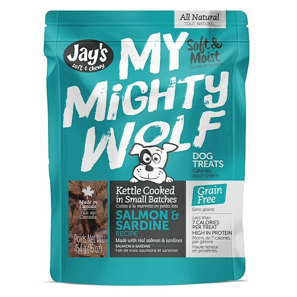 My Mighty Wolf High - Protein Salmon & Sardine Recipe Soft Dog Treats