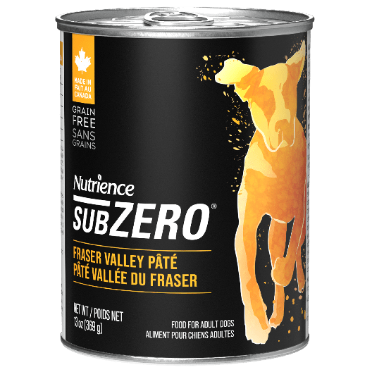 Nutrience SubZero Fraser Valley Grain - Free Pate Canned Dog Food with Fresh Canadian Ingredients