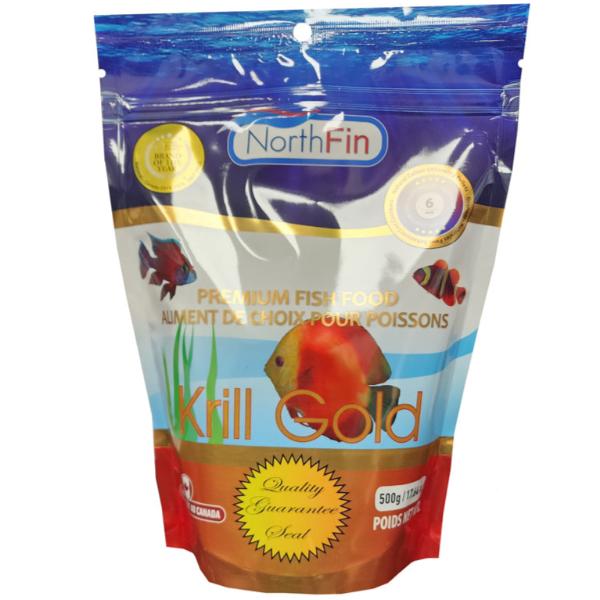 NorthFin Premium Antarctic Krill Gold Fish Food for Aquatic Pets