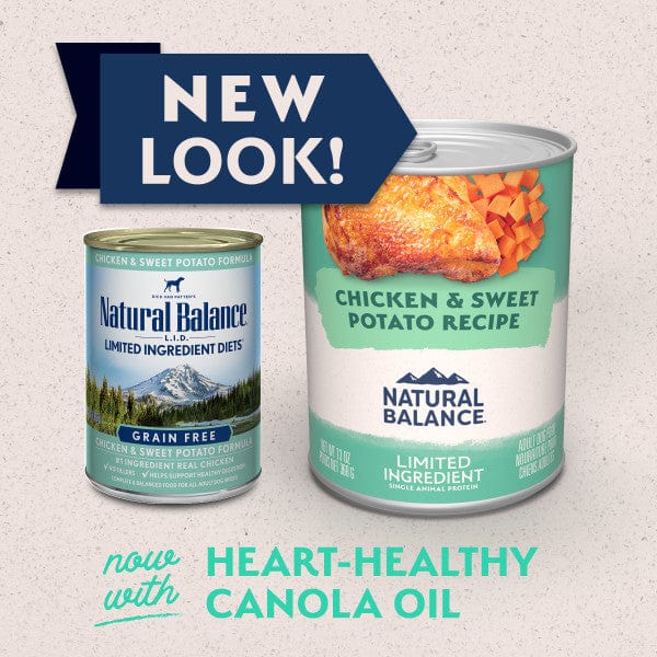 Natural Balance Premium Limited Ingredient Canned Dog Food with Chicken and Sweet Potato Recipe