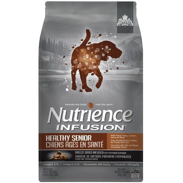 Nutrience Infusion Premium Quality Dry Dog Food for Healthy Senior Dogs with Chicken Recipe, 10 Kilograms