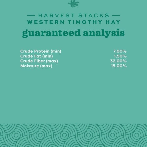 Oxbow All - Natural Compact Western Timothy Harvest Stacks