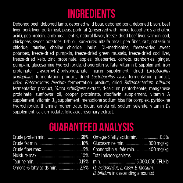 Nutrience SubZero Prairie Red Premium High - Protein Dry Dog Food