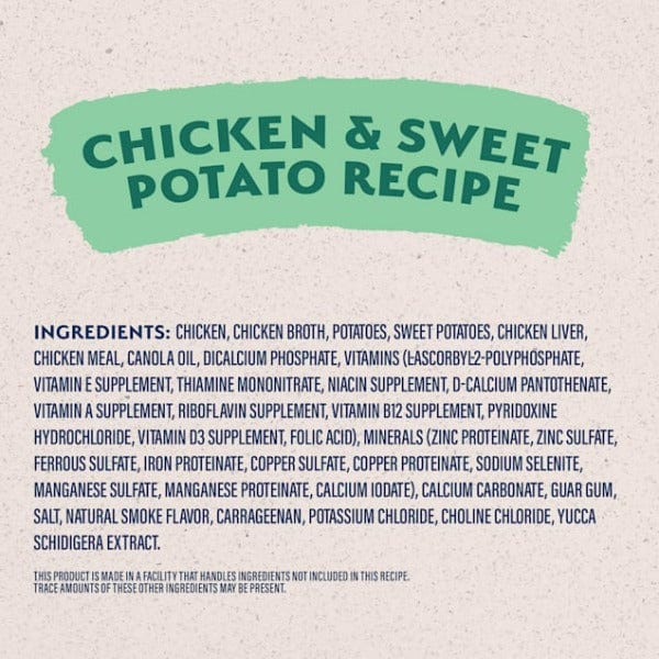 Natural Balance Premium Limited Ingredient Canned Dog Food with Chicken and Sweet Potato Recipe