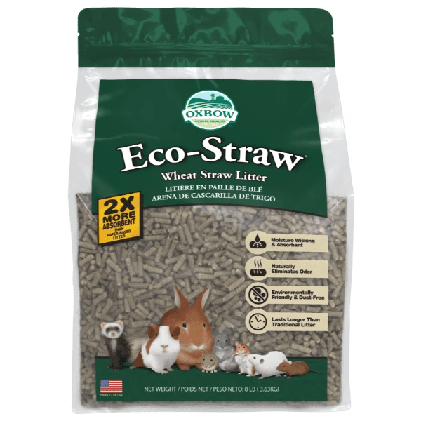 Oxbow's All - natural Dust - free 100% Wheat Straw Eco - Straw Pet Litter