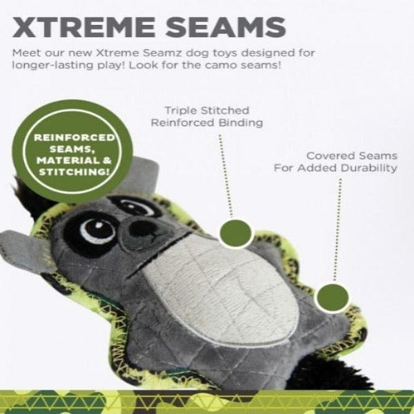 Outward Hound Xtreme Seamz Durable Small Dog Chew and Cuddle Toy