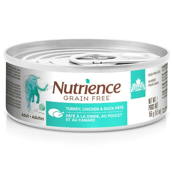 Nutrience Grain-Free Canned Cat Food with Turkey, Chicken & Duck Pate