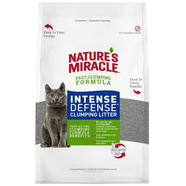 Nature's Miracle High - Performance Odor - Controlling Clumping Cat Litter, 20 lb