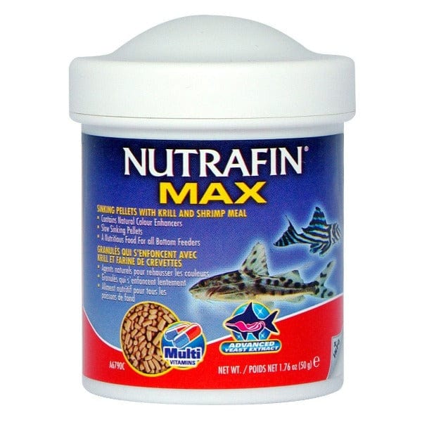 Nutrafin Max High - Quality Sinking Fish Pellets Enriched with Krill and Shrimp Meal