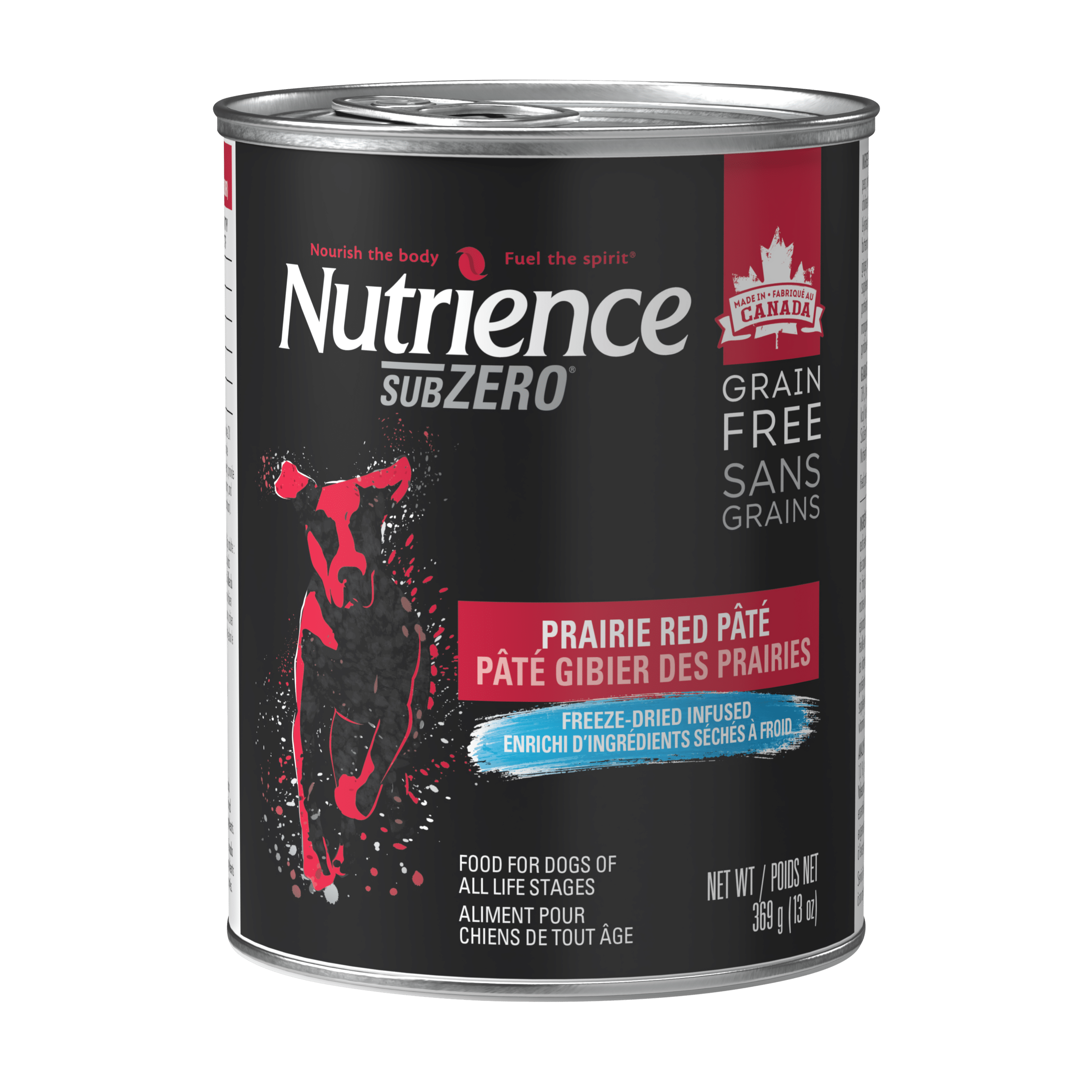 Nutrience SubZero Prairie Red Grain - Free Pate Canned Dog Food, Ideal for Pairing with Kibble