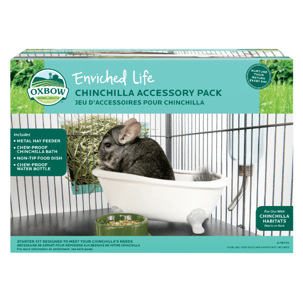 Oxbow Enriched Life Chinchilla Comfort and Fun Accessory Pack
