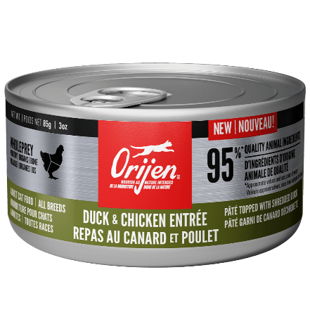 Orijen Super Premium Duck & Chicken Canned Cat Food for Optimal Nutrition