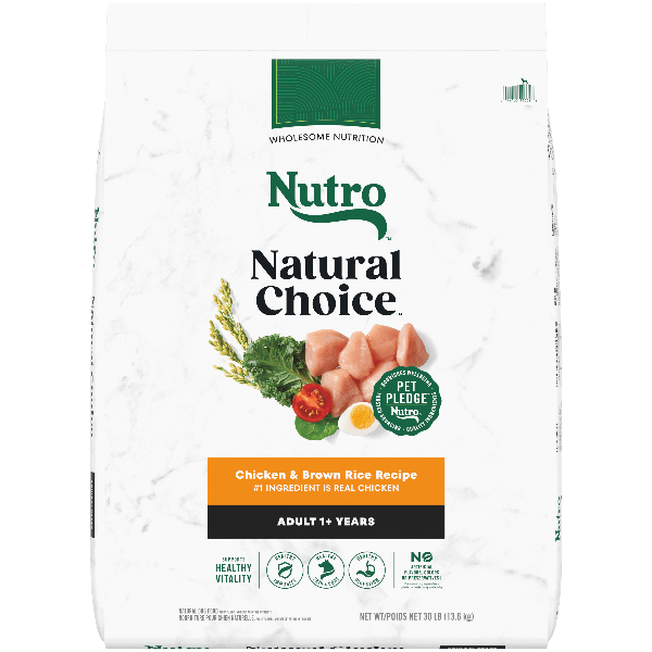 Nutro Natural Choice Premium Adult Dry Dog Food with Chicken and Brown Rice