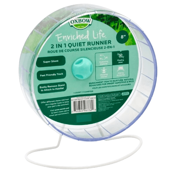 Oxbow Enriched Life 2-in-1 Ultra Quiet Runner for Pets