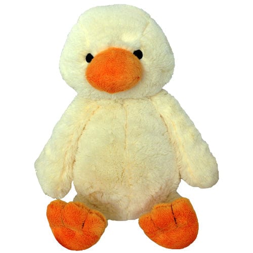 Petlou 15-Inch Durable Duck-Shaped Plush Dog Toy