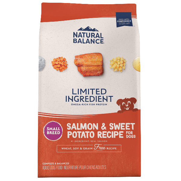 Natural Balance Limited Ingredient Formula Dry Dog Food for Small Breeds with Salmon and Sweet Potato