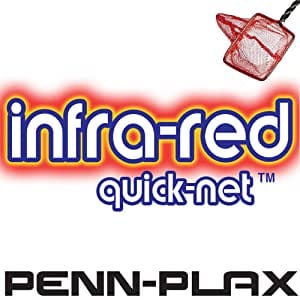 Penn Plax Infrared Quick Mesh Aquarium Fish Net - Ideal for Freshwater and Saltwater Tanks