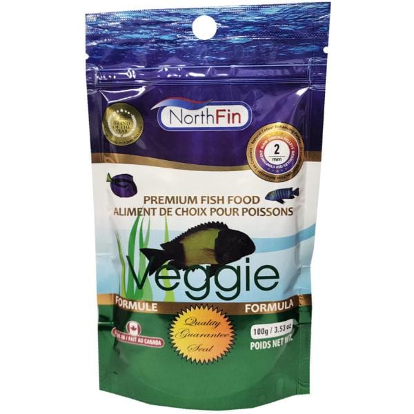NorthFin High - Quality Premium Veggie Formula Fish Food for Herbivore and Omnivore Fish