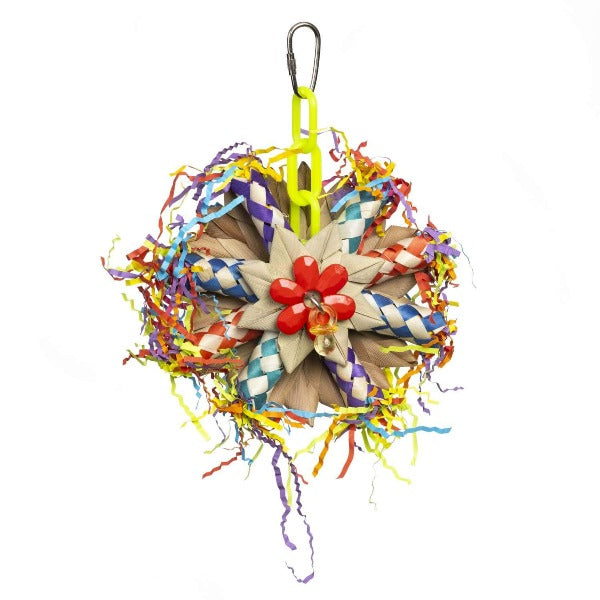 Prevue Pet Products Playfuls™ Interactive Preening Wheel Bird Toy for Small to Medium - Sized Birds