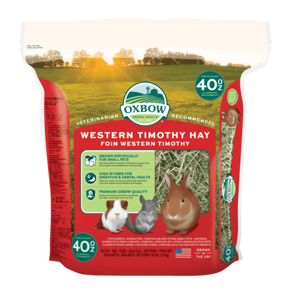 Oxbow Premium All-Natural Western Timothy Hay for Small Pets