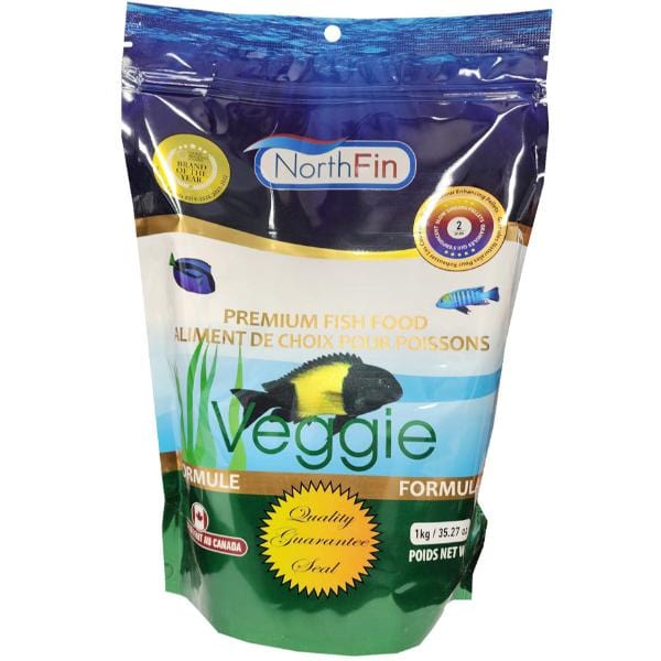 NorthFin High - Quality Premium Veggie Formula Fish Food for Herbivore and Omnivore Fish