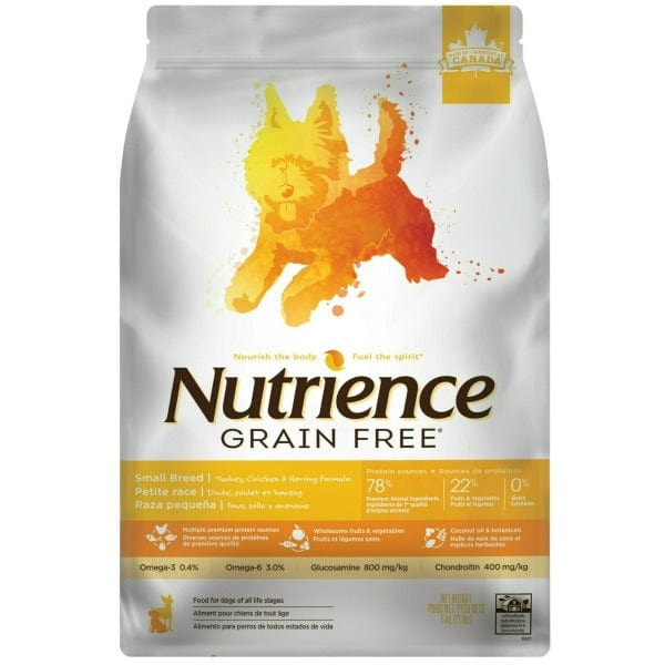 Nutrience Small Breed Grain-Free Dry Dog Food with Turkey, Chicken & Herring - Ideal for All Life Stages