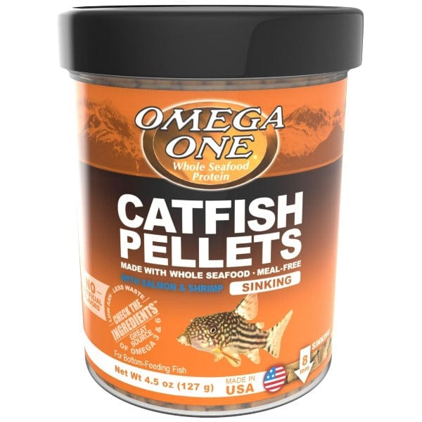 Omega One Alaskan Salmon & Shrimp Sinking Pellets for Catfish