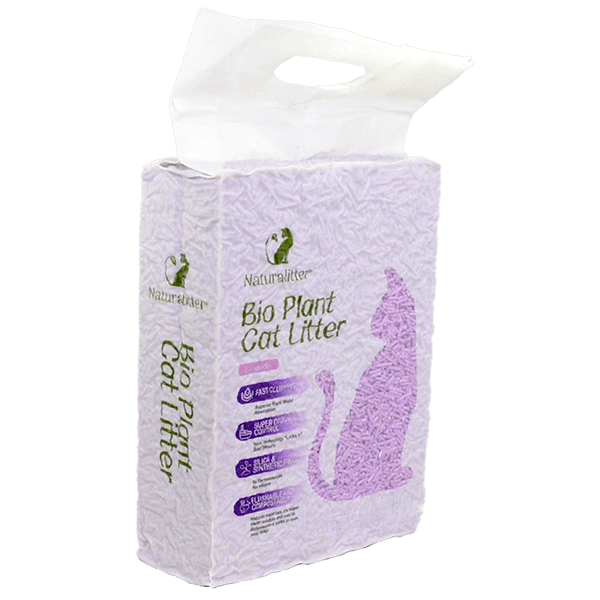 Naturalitter Organic Plant-Based Cat Litter with Lavender Scent