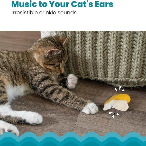 Petstages Dental Banana Interactive Cat Chew Toy for Optimal Feline Dental Care
