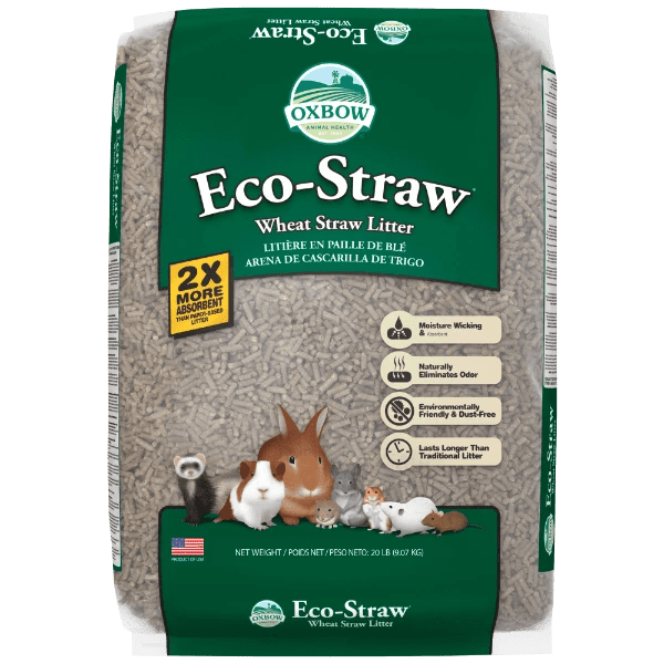 Oxbow's All - natural Dust - free 100% Wheat Straw Eco - Straw Pet Litter