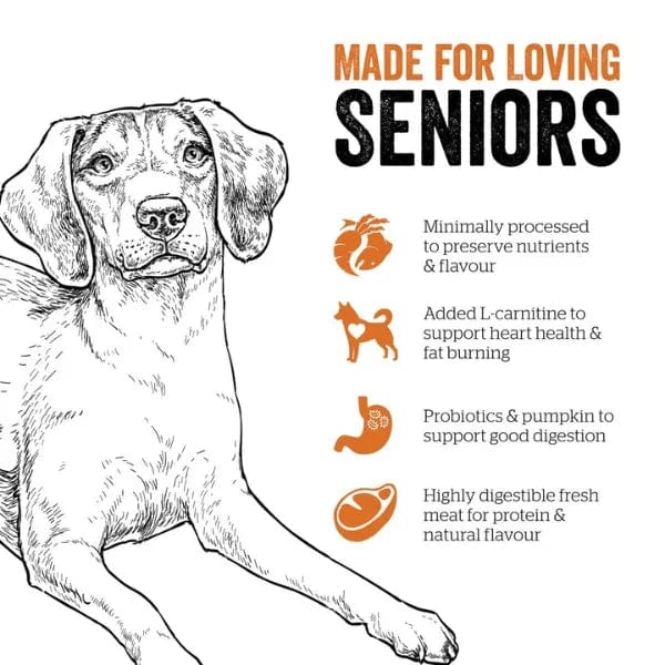 Now Fresh Premium Senior Dry Dog Food with Turkey, Salmon & Duck, 22-Pound Bag