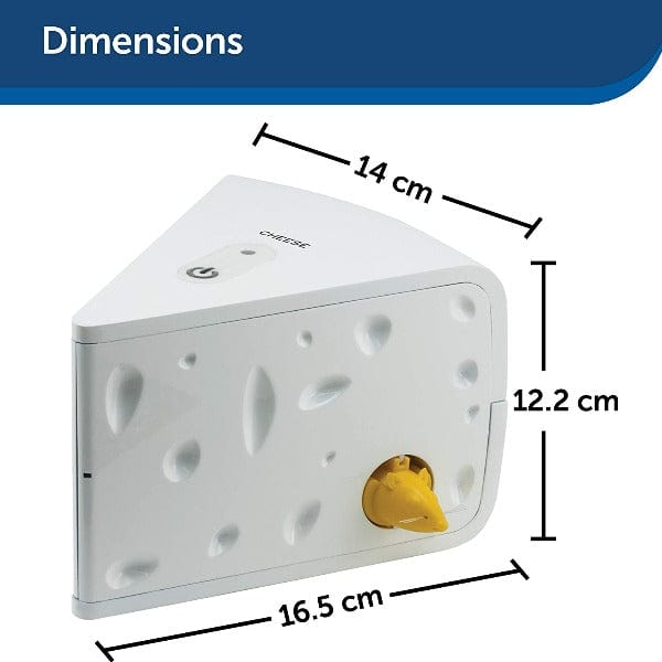PetSafe FroliCat Interactive Automatic Cat Toy - Cheese Design for Cat Hunting Fun