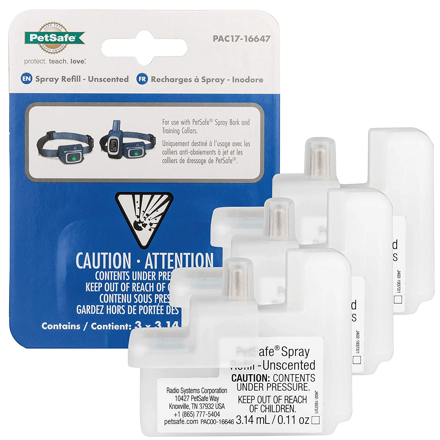 PetSafe Citronella Spray Refill Cartridges for Select Bark & Training Collars