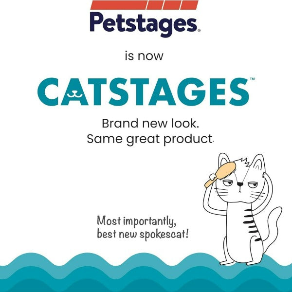 Petstages Interactive Catnip-Filled Pretzel-Shaped Dental Cat Toy for Cats of All Ages