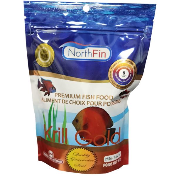 NorthFin Premium Antarctic Krill Gold Fish Food for Aquatic Pets