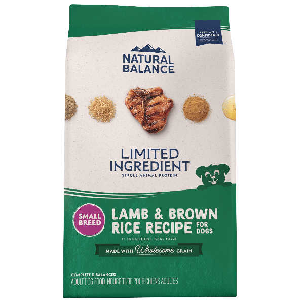 Natural Balance Small Breed Dry Dog Food: Limited Ingredient Lamb & Brown Rice Recipe
