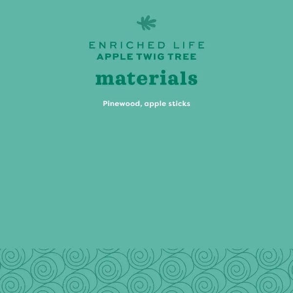 Oxbow Enriched Life - All - Natural Apple Twig Tree for Small Pets