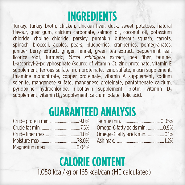 Nutrience Grain-Free Canned Cat Food with Turkey, Chicken & Duck Pate