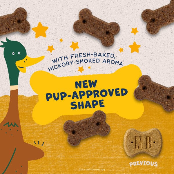 8oz Natural Balance Crunchy Duck Biscuits - Ideal for Small Breed Dogs