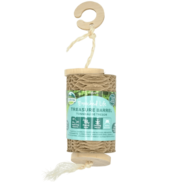 Oxbow Enriched Life - Premium Treasure Barrel for Small Pets