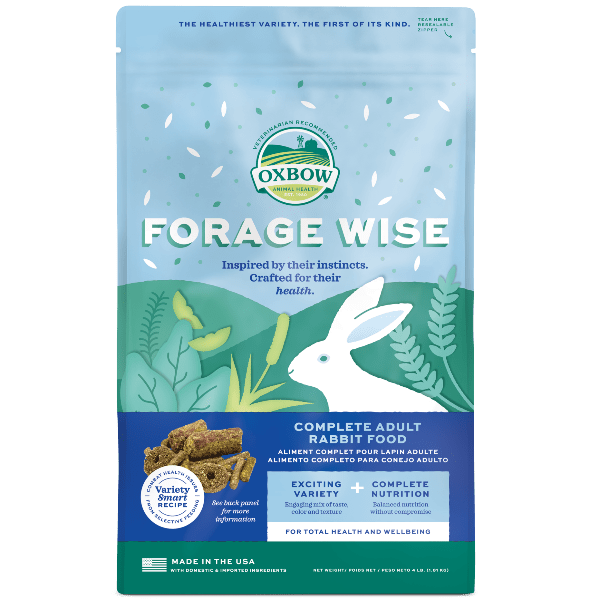 Oxbow High - Quality Forage Wise Adult Rabbit Feed for Optimal Health