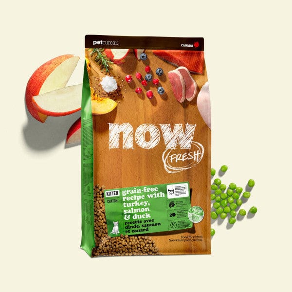 Now Fresh Premium Dry Kitten Food with Turkey, Salmon & Duck - 8 Pound Bag