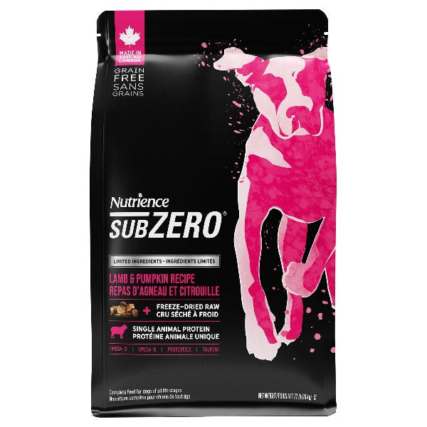 Nutrience SubZero Premium Lamb & Pumpkin Limited Ingredient Dry Dog Food