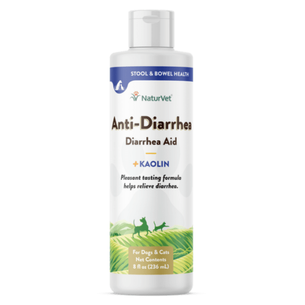 NaturVet Liquid Anti - Diarrhea Solution with Kaolin for Canine and Feline Companions
