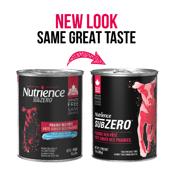 Nutrience SubZero Prairie Red Grain - Free Pate Canned Dog Food, Ideal for Pairing with Kibble
