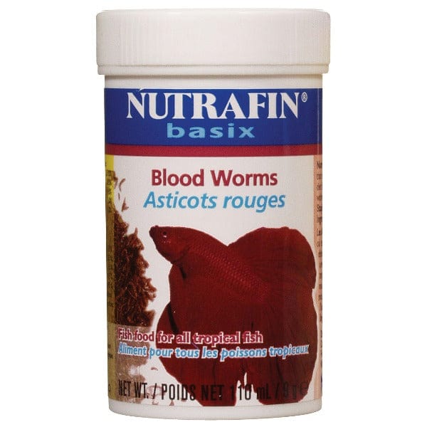 Nutrafin Basix High - Quality Freeze - Dried Blood Worms for Tropical Fish