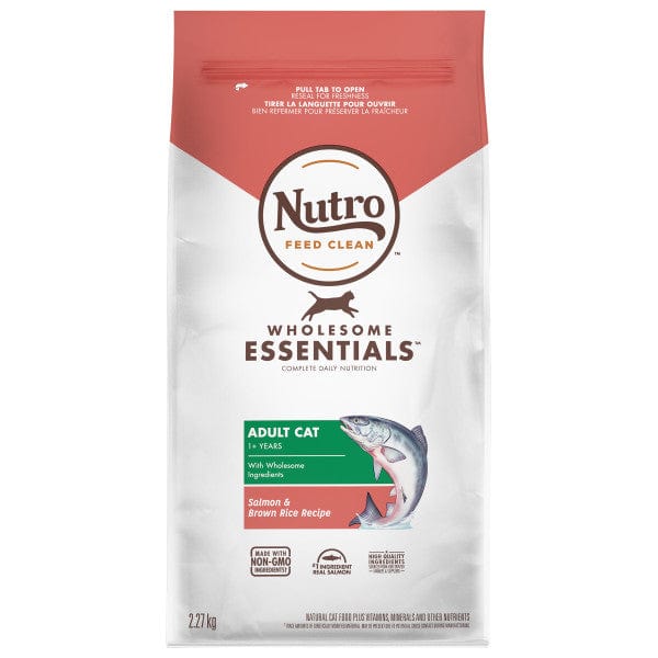 Nutro Wholesome Essentials Adult Dry Cat Food with Salmon and Brown Rice for Healthy Cats